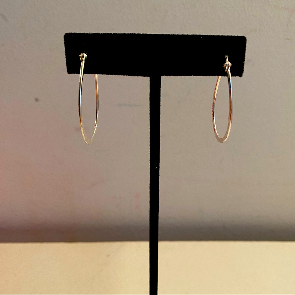 .925 Sterling Silver Hoop Earrings